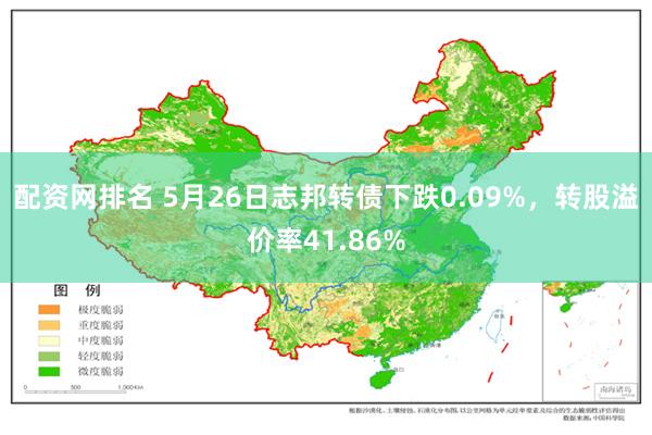 配资网排名 5月26日志邦转债下跌0.09%，转股溢价率41.86%